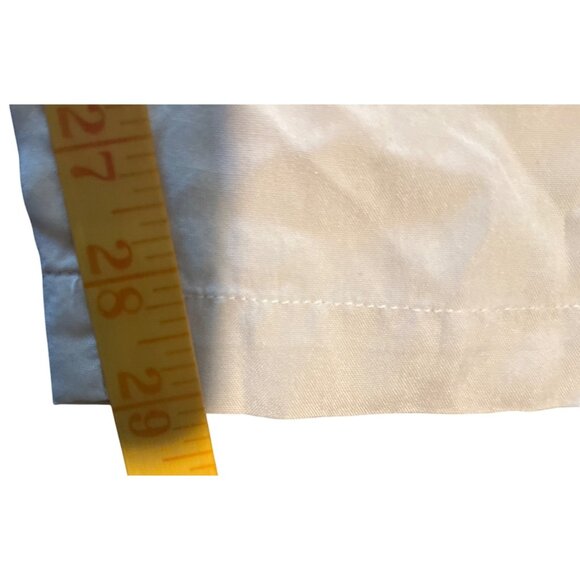 Amber Stone 100% Silk Beige Elastic Waist Pants L - Picture 7 of 7